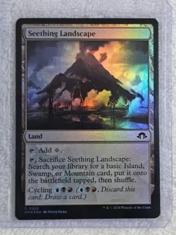 MTG Seething Landscape FOIL Modern Horizons 3 (MH3) #225 Magic Card NM - Image 4