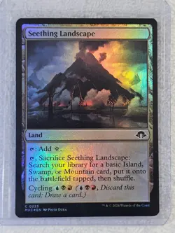 MTG Seething Landscape FOIL Modern Horizons 3 (MH3) #225 Magic Card NM - Image 5