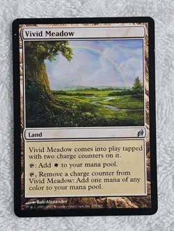 MTG Vivid Meadow #279 Lorwyn (LRW) Magic the Gathering Card Rare NM - Image 1