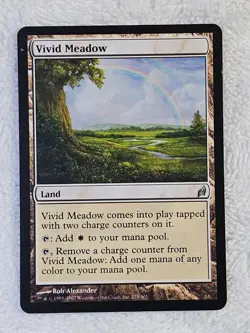 MTG Vivid Meadow #279 Lorwyn (LRW) Magic the Gathering Card Rare NM - Image 2