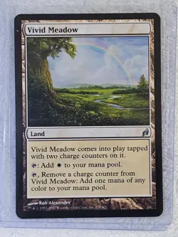 MTG Vivid Meadow #279 Lorwyn (LRW) Magic the Gathering Card Rare NM - Image 5