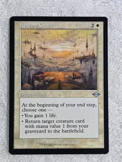 MTG Abiding Grace (Retro Frame) Modern Horizons 3 (MH3) #1 Magic Card U NM - Image 1