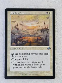 MTG Abiding Grace (Retro Frame) Modern Horizons 3 (MH3) #1 Magic Card U NM - Image 2