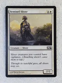 MTG Sentinel Sliver #30 Magic 2014 (M14) Magic the Gathering Card NM - Image 2