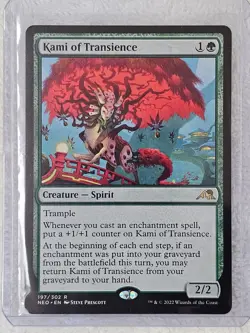 MTG Kami of Transience #197 Kamigawa Neon Dynasty Magic Card Rare NM - Image 4