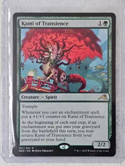 MTG Kami of Transience #197 Kamigawa Neon Dynasty Magic Card Rare NM - Image 5