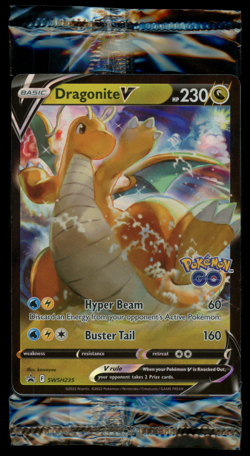NEW! - Pokemon GO Dragonite V SWSH235 & VSTAR SWSH236 Sealed Promos - Image 1