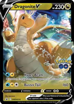 NEW! - Pokemon GO Dragonite V SWSH235 & VSTAR SWSH236 Sealed Promos - Image 3