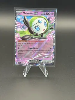 Meloetta EX 044/086 S&V Black Bolt Double Rare Holo Pokemon TCG Card Mint - Image 1