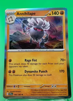 Annihilape Holo Rare - 109/198 - Scarlet & Violet Base Pokemon 2023 - Image 1