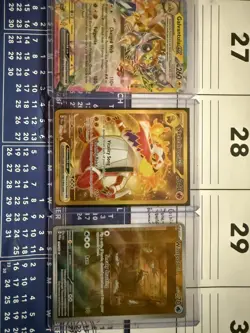 POKEMON 3 CARD LOT , ILLUSTRATION RARE, FULL ART - Image 1