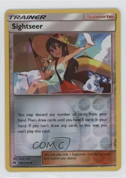 Sightseer Reverse Foil Pokemon Sun & Moon Lost Thunder #189 15fy - Image 1