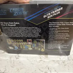 Pokemon Crown Zenith Pokemon Center Elite Trainer Box Plus ETB Sealed 820650851872 - Image 3