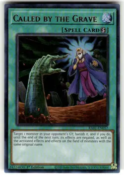 Called by the Grave - RA01-EN057 - Ultra Rare - 1st Edition NM YuGiOh! 25th Ann - Image 1