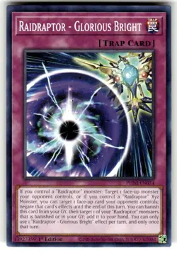 Yugioh! Raidraptor - Glorious Bright - PHNI-EN074 - Common - 1st Edition NM - Image 1