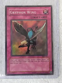 YuGiOh TCG Gryphon Wing - Starter Deck: Pegasus (SDP) SDP-050 Super Rare LP - Image 5