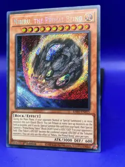 Yugioh! Nibiru, the Primal Being - RA01-EN015 - Secret Rare 1st Edition NM - Image 2