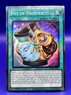 Yugioh Pot of Prosperity RA01-EN066 Prismatic Collector Rare 1st Ed NM - Image 2