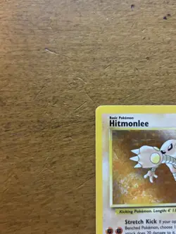 Hitmonlee 7/62 Fossil Holo Pokemon Card Mp - Image 2