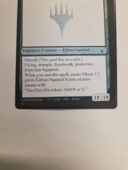 Emrakul And Chatterfang Unknown Event Playtest Card MTG Gencon 2025 Rare Magic - Image 3