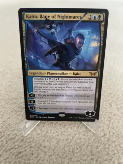 Kaito, Bane of Nightmares Duskmourn Magic: The Gathering Planeswalker Card - Image 1