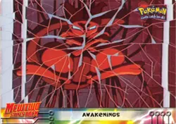 AWAKENINGS #2 - BLUE LOGO - Mewtwo Strikes Back TOPPS POKEMON CARD - NM/LP - Image 1