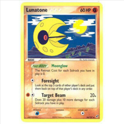 Pokemon TCG Cards Lunatone 36/107 Ex Deoxys EXC - NM - Image 1