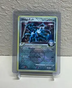 Dialga G 7/127 Platinum Crosshatch Pokemon League Promo Card - Image 1