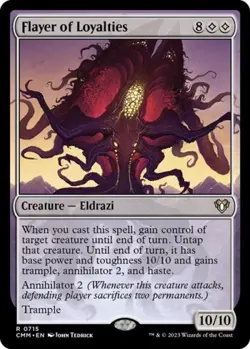 MTG English Flayer of Loyalties NM Normal Commander Masters - Image 1