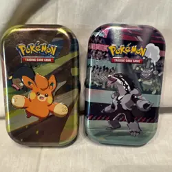 Pokemon Empty Mini Tins Individual Without Card Packs - Image 1