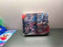 Pokemon TCG Cards NEW Sealed Costco Exclusive V-Tin 4-Pack Umbreon Espeon Sylveo - Image 1