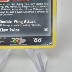 Dark Dragonite 15/109 Holo Rare EX Team Rocket Returns Pokemon Card MP - Image 3