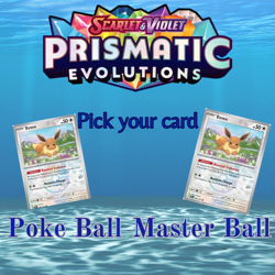 Pokemon Prismatic Evolutions Poke/Master Ball Reverse Holo - Pick your card NM - Image 1