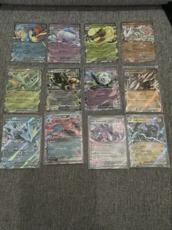 Pokemon Black Bolt White Flare EX Double Rare HOLO Full Lot 12 Cards! - Image 1