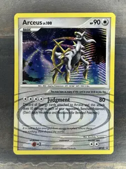 Pokemon Card Arceus Holo 2009 Dp50 Black Star Promo - Image 1