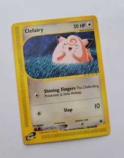 Pokemon Clefairy Expedition 101/165 Card TCG 2002 English ENG - Image 1