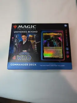 Magic The Gathering Universes Beyond: Doctor Who Masters Of Evil Commander Deck - Image 1