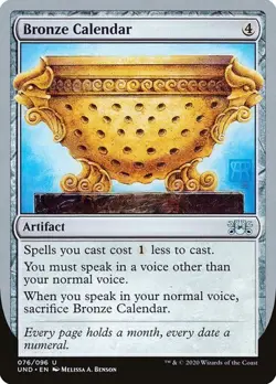 Bronze Calendar Unsanctioned MTG Magic - Image 1