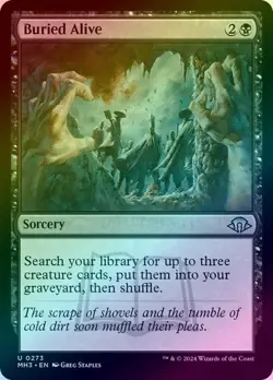BURIED ALIVE (FOIL) (MH3) Modern Horizons 3 - MTG - NM - Image 1