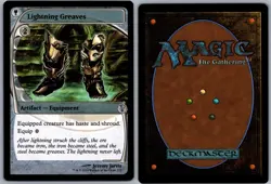 MAGIC THE GATHERING MTG DOUBLE MASTERS - LIGHTNING GREAVES UNCOMMON NM - Image 1