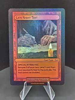 Late Night Text Holofoil - Court of Chaos Card Game - Divorced Dads SP 💎 - Image 1