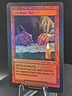 Late Night Text Holofoil - Court of Chaos Card Game - Divorced Dads SP 💎 - Image 2