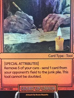 Late Night Text Holofoil - Court of Chaos Card Game - Divorced Dads SP 💎 - Image 3