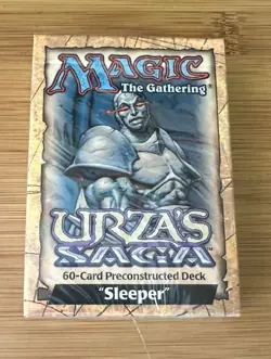 Urza's Saga Sleeper Factory Sealed Preconstructed Deck Magic the Gathering 1998 - Image 1