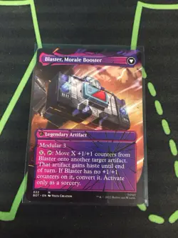 MTG Magic The Gathering Blaster, Combat DJ BOT Mythic Transformers Artifact - Image 2