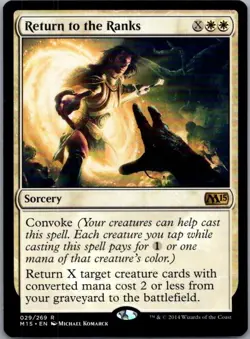 #29 Return to the Ranks Magic 2015 (M15) Rare - Image 1