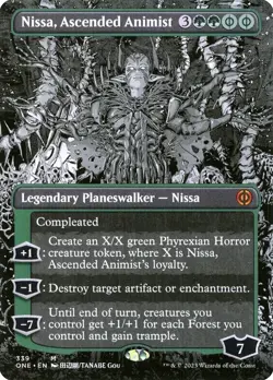 Nissa, Ascended Animist | FOIL | MTG Phyrexia: All Will Be One (Borderless) #339 - Image 1
