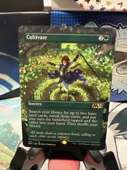 Cultivate 317 Borderless Alternate Art Core Set 2021 M21 MTG NM - Image 1