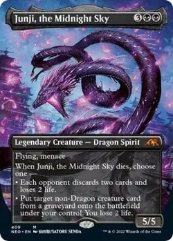 Magic The Gathering MTG JUNJI, THE MIDNIGHT SKY SHOWCASE Kamigawa: Neon Dynasty - Image 1