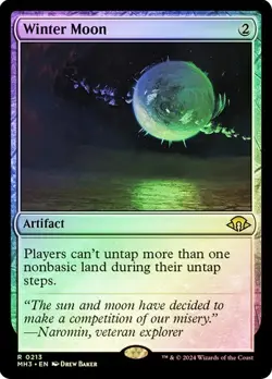 Winter Moon Modern Horizons 3 MTG Magic The Gathering FOIL - Image 1
